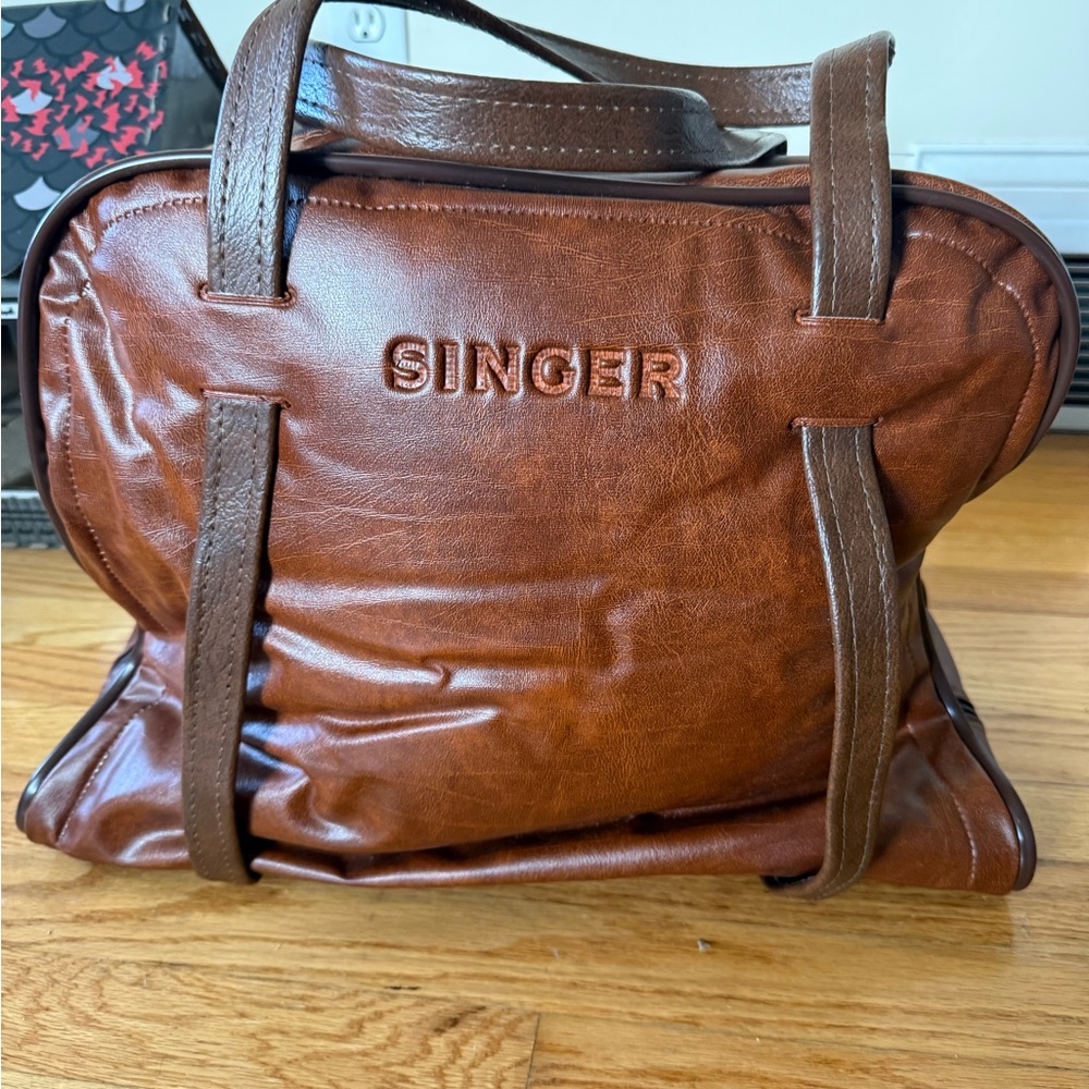 Vintage singer sewing machine bag